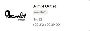 212 Outlet BAMBİ Outlet