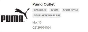212 Outlet PUMA Mağazası